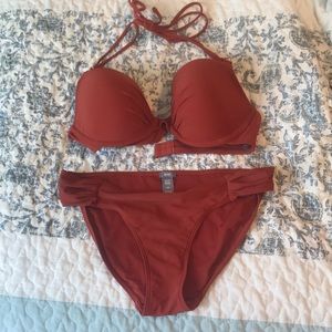 Burnt orange bikini